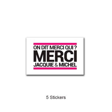 Pack 5 stickers J&M n°3