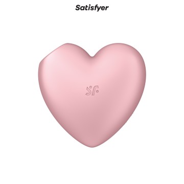 Double stimulateur Cutie Heart rose - Satisfyer