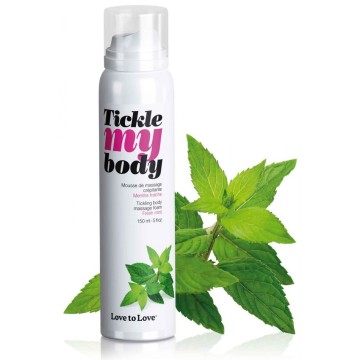 Mousse de massage à la Menthe Tickle My body - 150 ml
