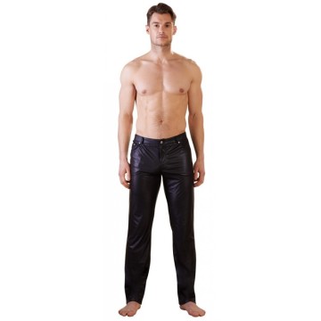 Pantalon Noir Mat Coupe Jean - XL